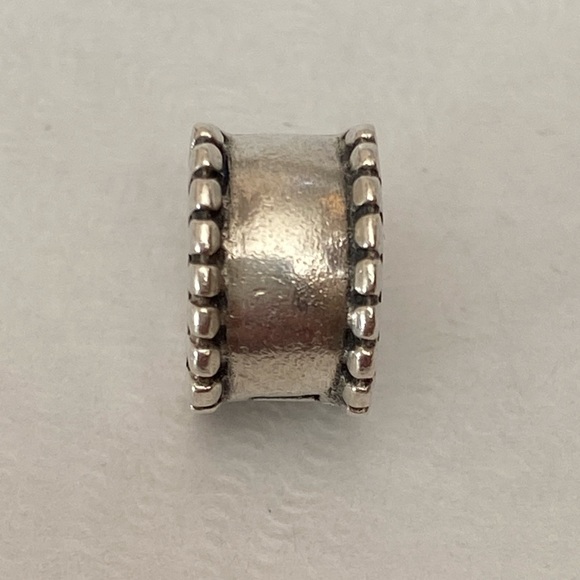 pandora silver clip on charm / stopper - Picture 2 of 8